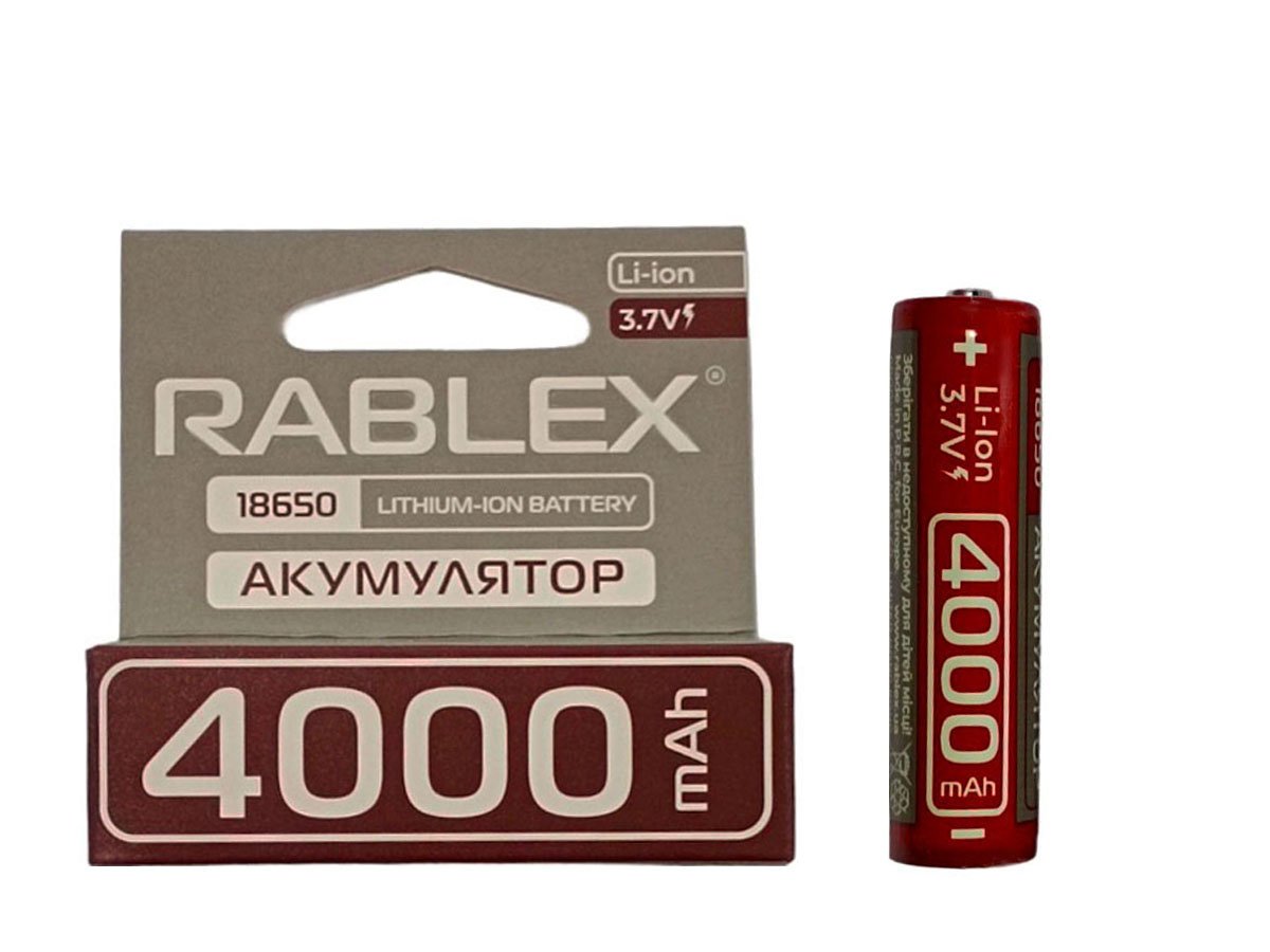 ФОТО КАРТИНКИ ЗОБРАЖЕННЯ Акумулятор 10 штук RABLEX 18650 4000 mAh Li-Ion 3.7V з захистом Літій-Іонний ORIGINAL РОЗДРІБ ОПТ ГУРТ ГУРТОМ ОПТОМ! З ЄВРОПИ! ЯКІСТЬ! Купити Львів Характеристики Ціна Оплата Доставка "БОГОДАР" ІНТЕРНЕТ-МАГАЗИН Огляд Рейтинг Порівняння Як вибрати Якісний
